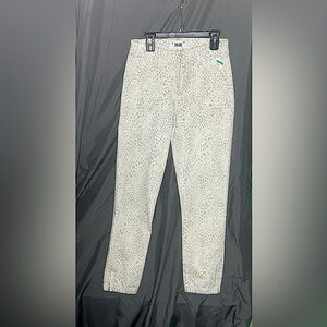Paige Gray Animal Print Jogger Pants